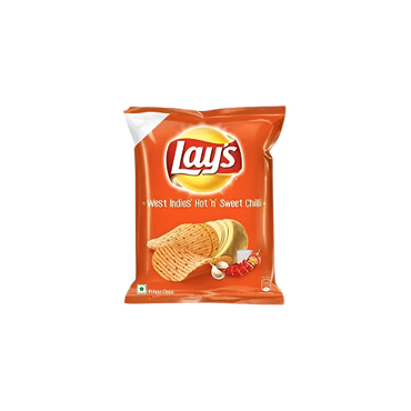 Lays Hot 'N' Sweet Chilli 50g - Spicy & Sweet Chips by Lays